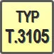 Piktogram - Typ: T.3105